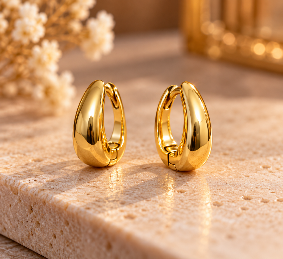 Core Sculpt Huggies Earring