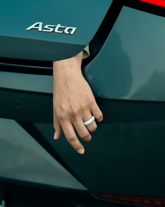 STANCE - Pavé Band Ring (Silver / Gold)