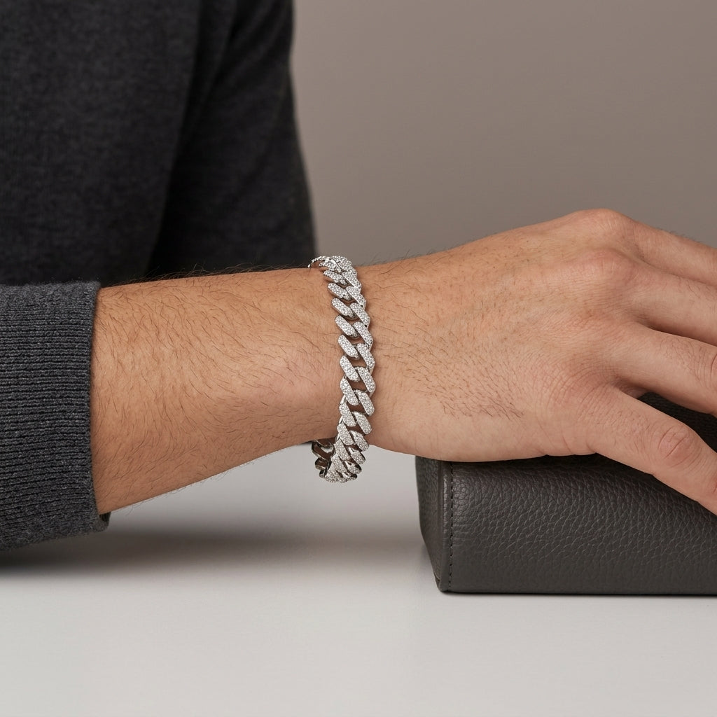Edge Iced Cuban Bracelet Refined