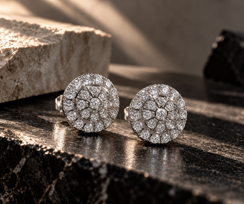 Clarity Halo Studs