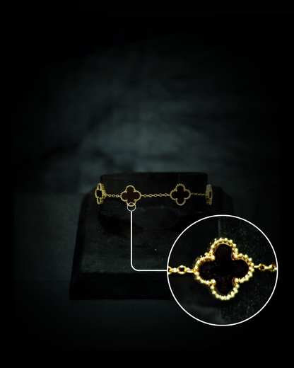 Noir - Clover Bracelet