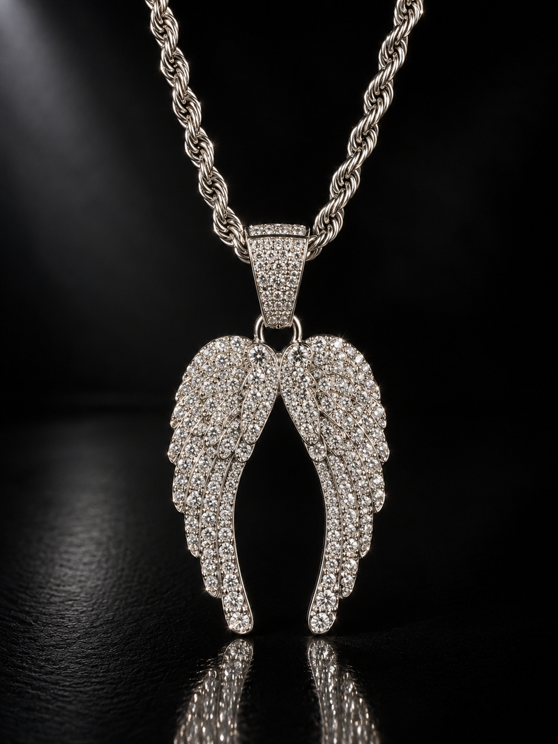 Edge Angel Wings Pendant