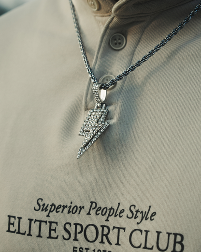 EDGE - Lightning Iced Pendant