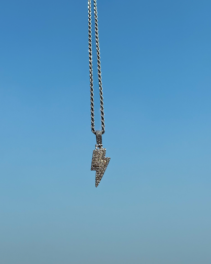EDGE - Lightning Iced Pendant