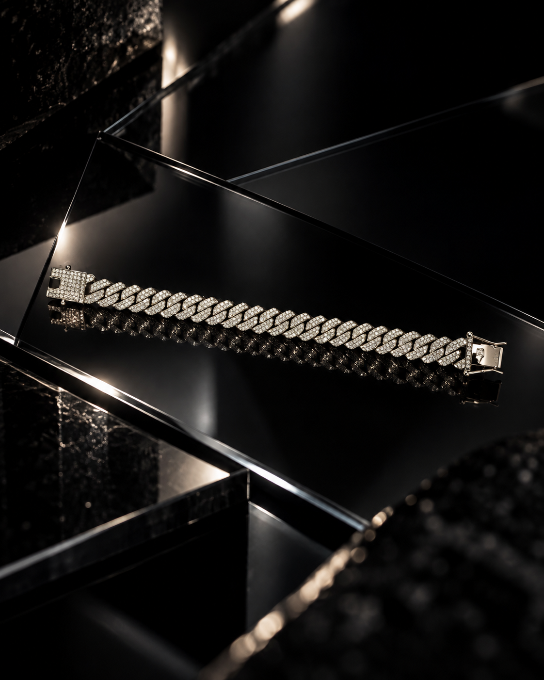 Edge Iced Cuban Bracelet Statement