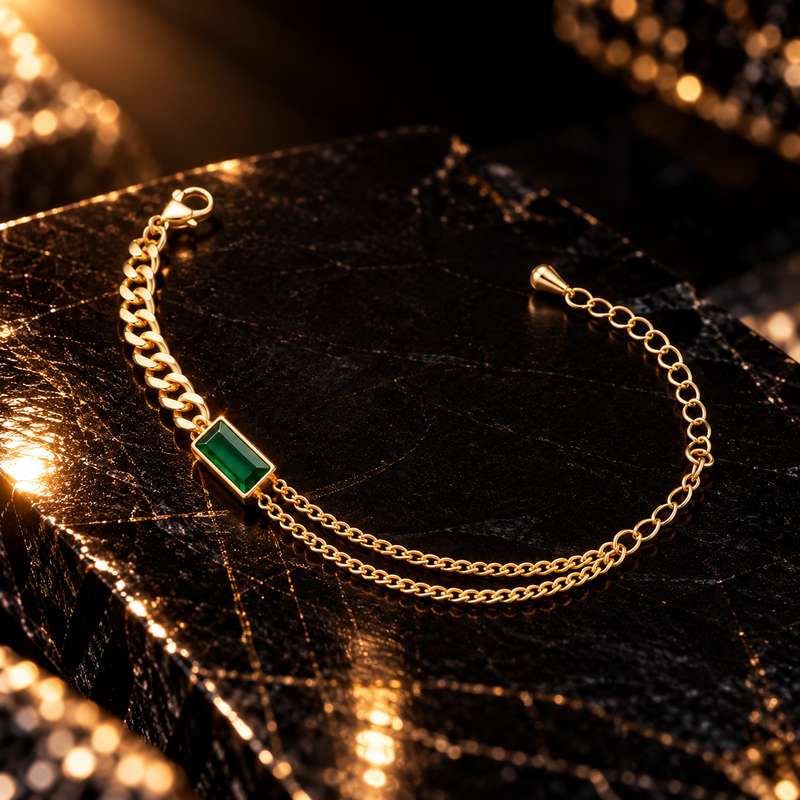 Core Green Stone Bracelet