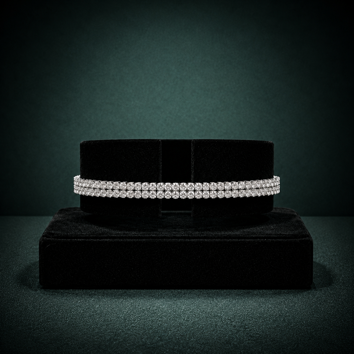 Clarity Duplex Tennis Bracelet