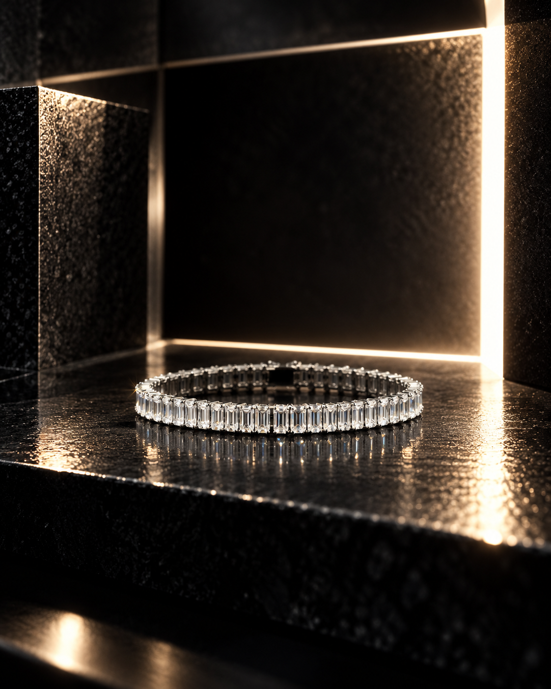 Clarity Baguette Tennis Bracelet