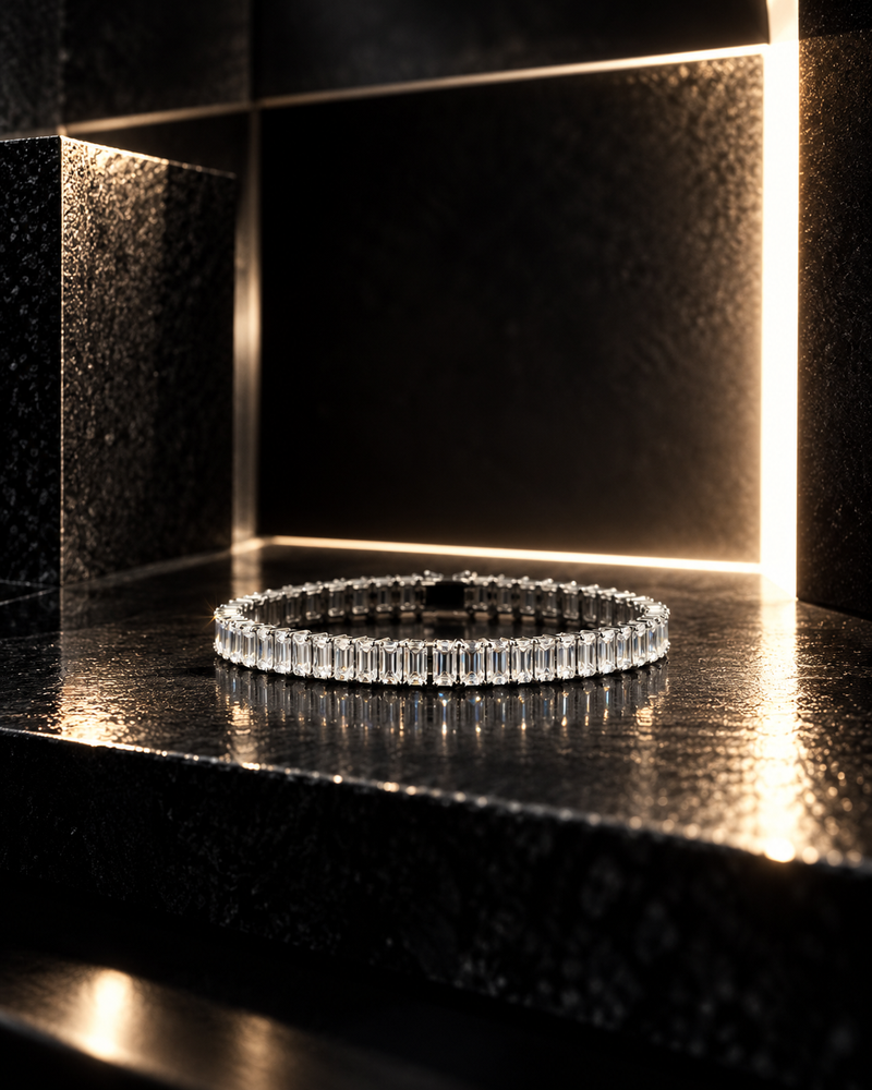 Clarity Baguette Tennis Bracelet