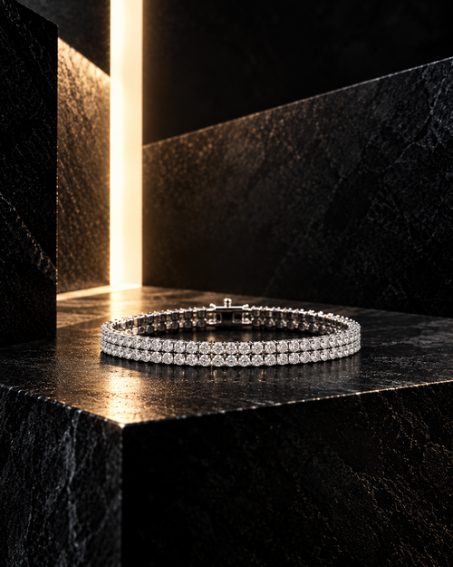 Clarity Duplex Tennis Bracelet