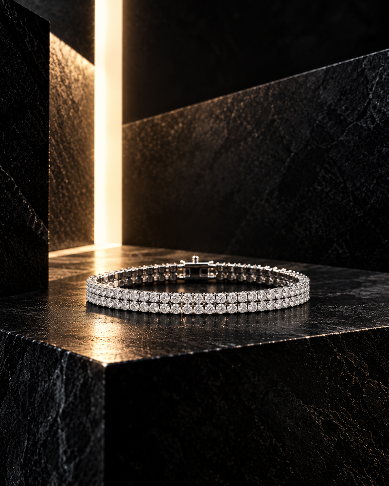 Clarity Duplex Tennis Bracelet