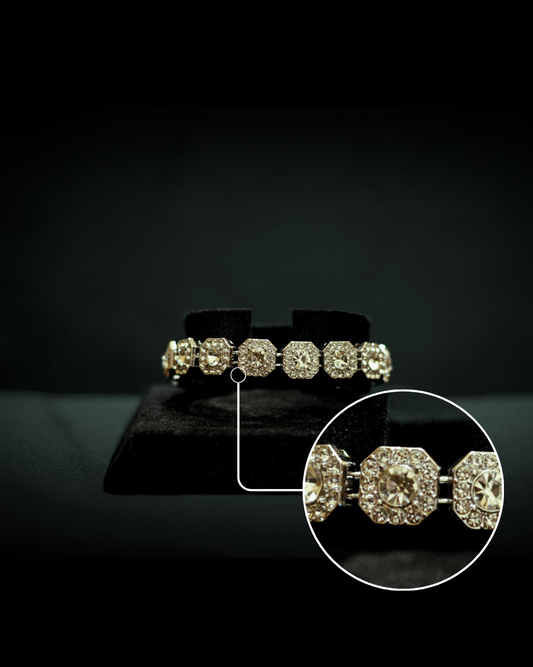 Edge - Halo Clustered Bracelet