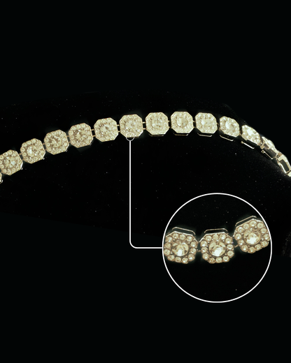 Edge - Halo Clustered Bracelet