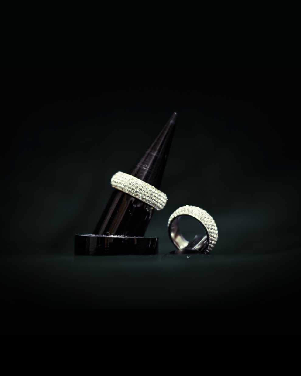 STANCE - Pavé Band Ring (Silver / Gold)
