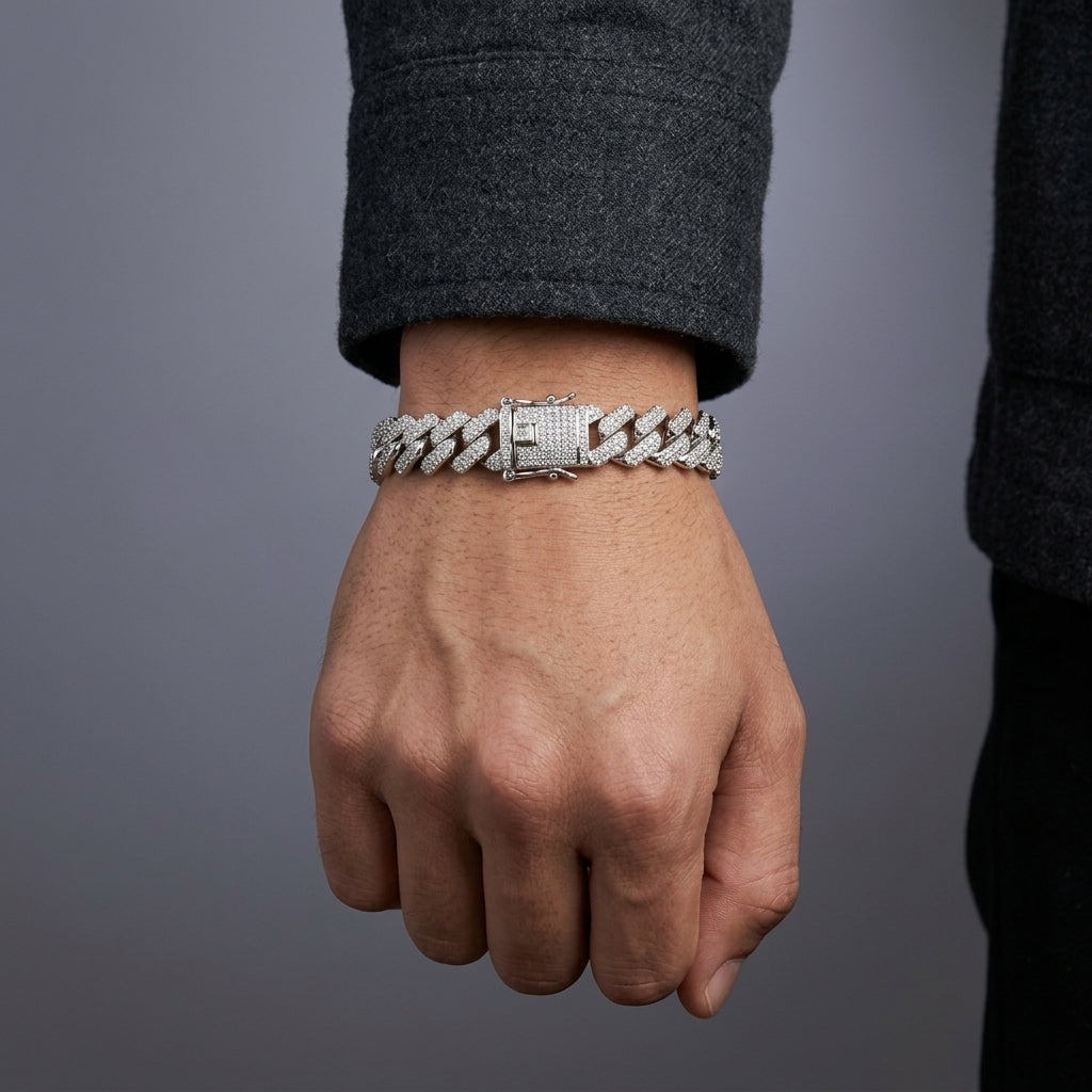 Edge Iced Cuban Bracelet Statement