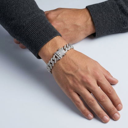 Edge Iced Cuban Bracelet Statement