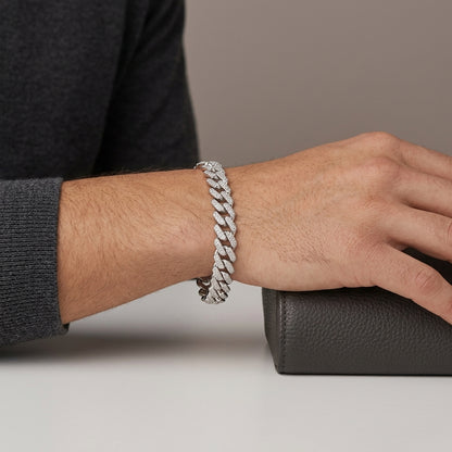 Edge Iced Cuban Bracelet Refined