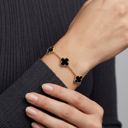 Noir Clover Bracelet