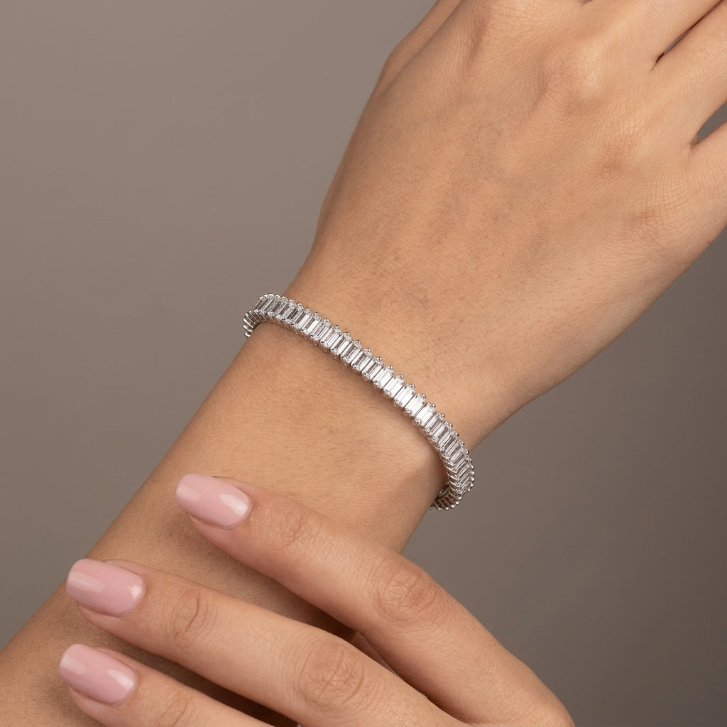 Clarity Baguette Tennis Bracelet
